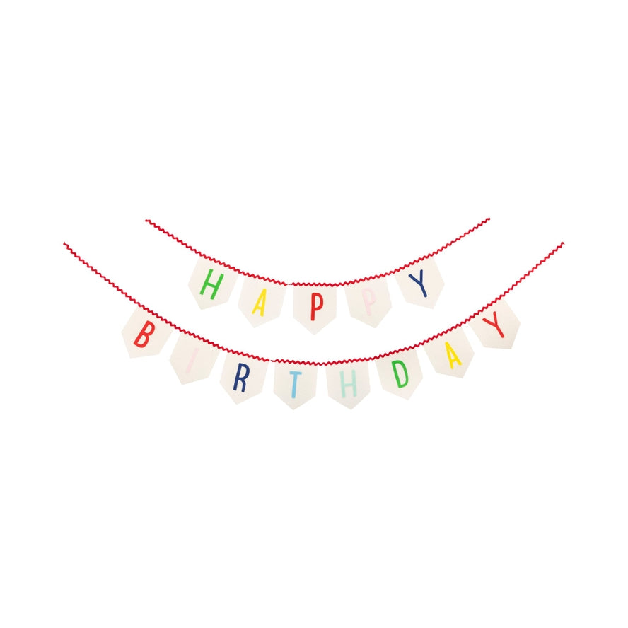 Alternate view of Happy Birthday Felt Banner by My Mind's Eye