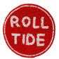 Alabama Roll Tide Beaded Button
