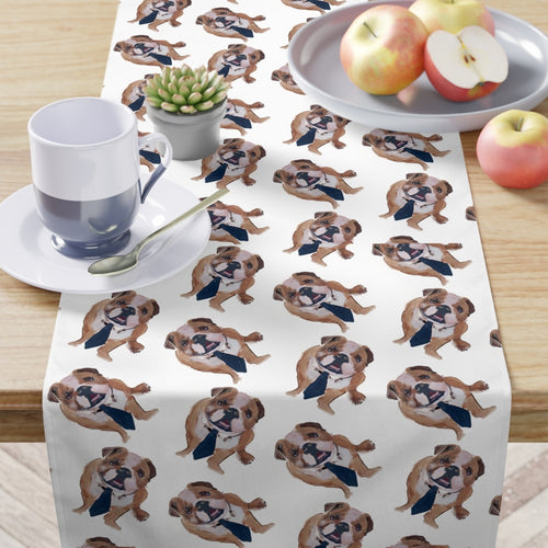 Table Runner - Bulldog - Bowtie/Neck Tie