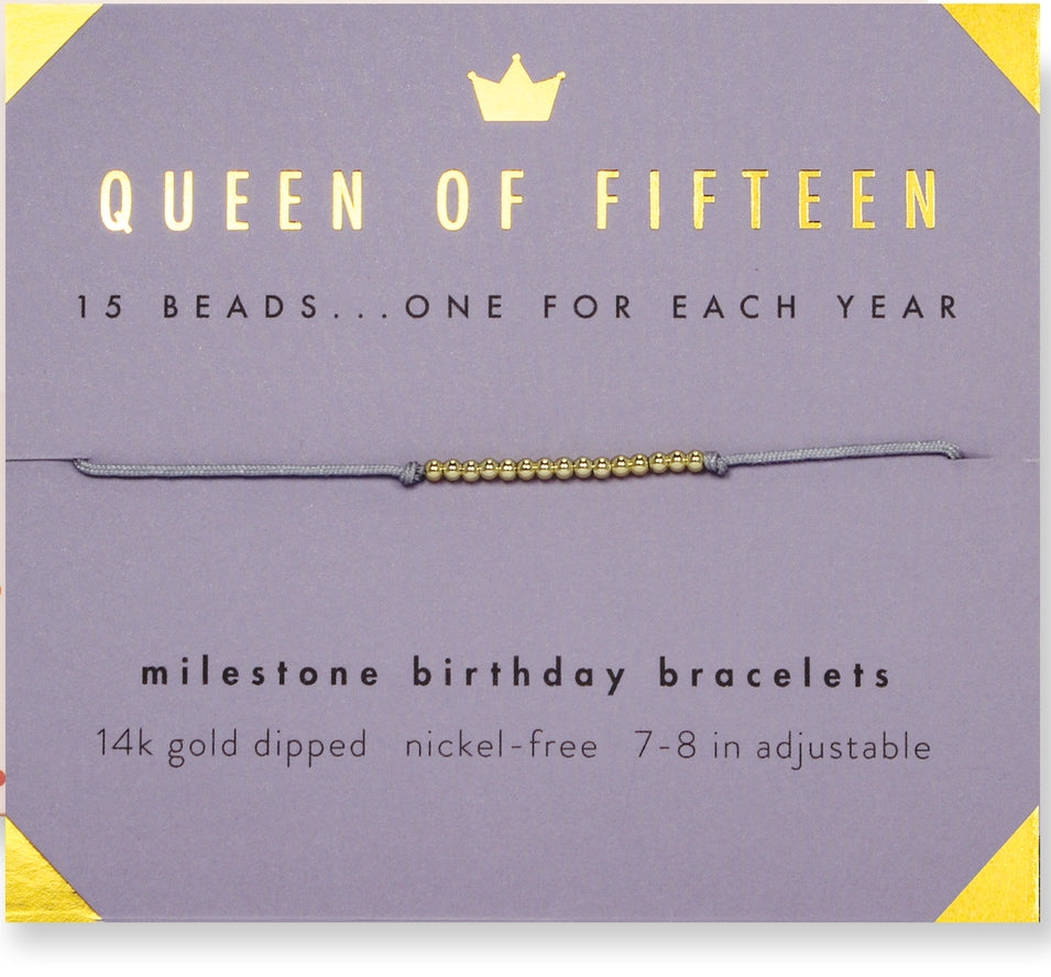 Milestone Birthday Bracelet