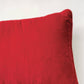 Red pillow on a white background