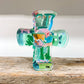 Everlasting Love Acrylic Cross - Green