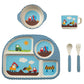 5-Piece Bamboo Dish Set