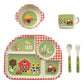 5-Piece Bamboo Dish Set