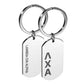 Fraternity Dog Tag Keychain