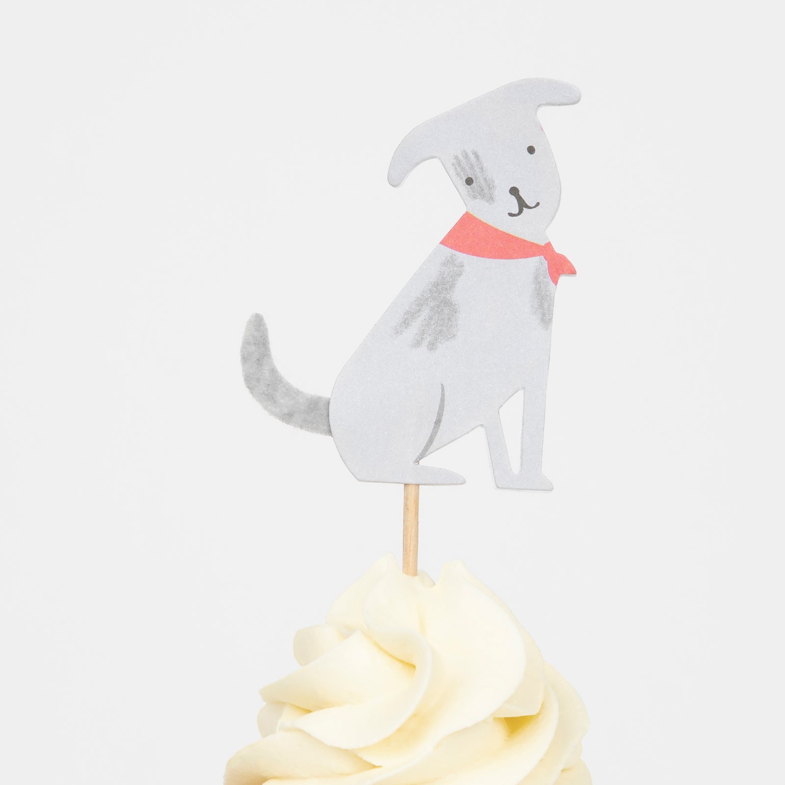 Detail view of Puppy Cupcake Kit, felt by Meri Meri