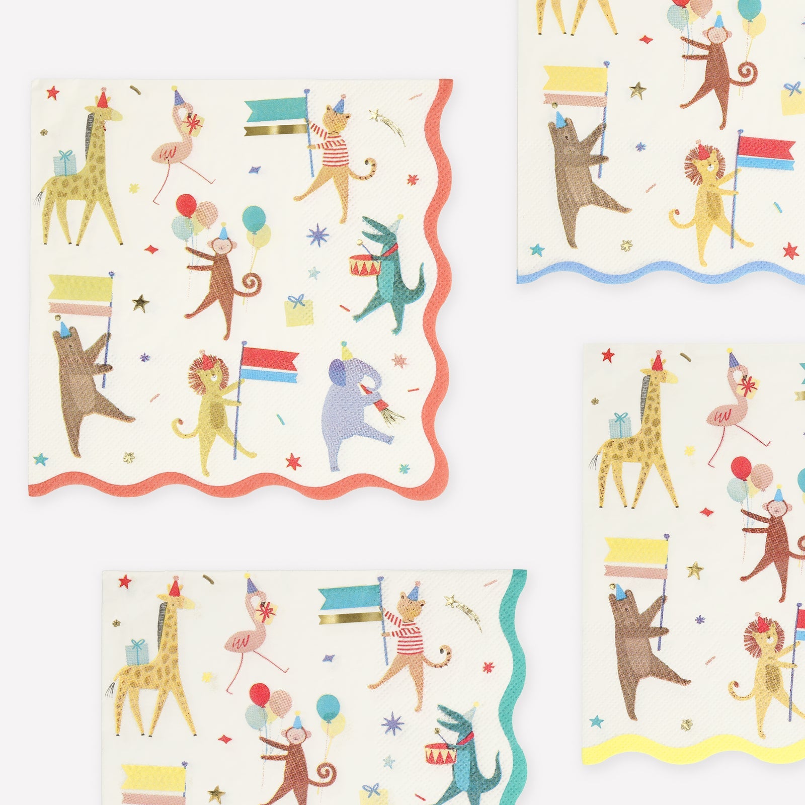 Animal Parade Lunch Napkins
