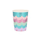 Mermaid Scalloped Fringe Cups