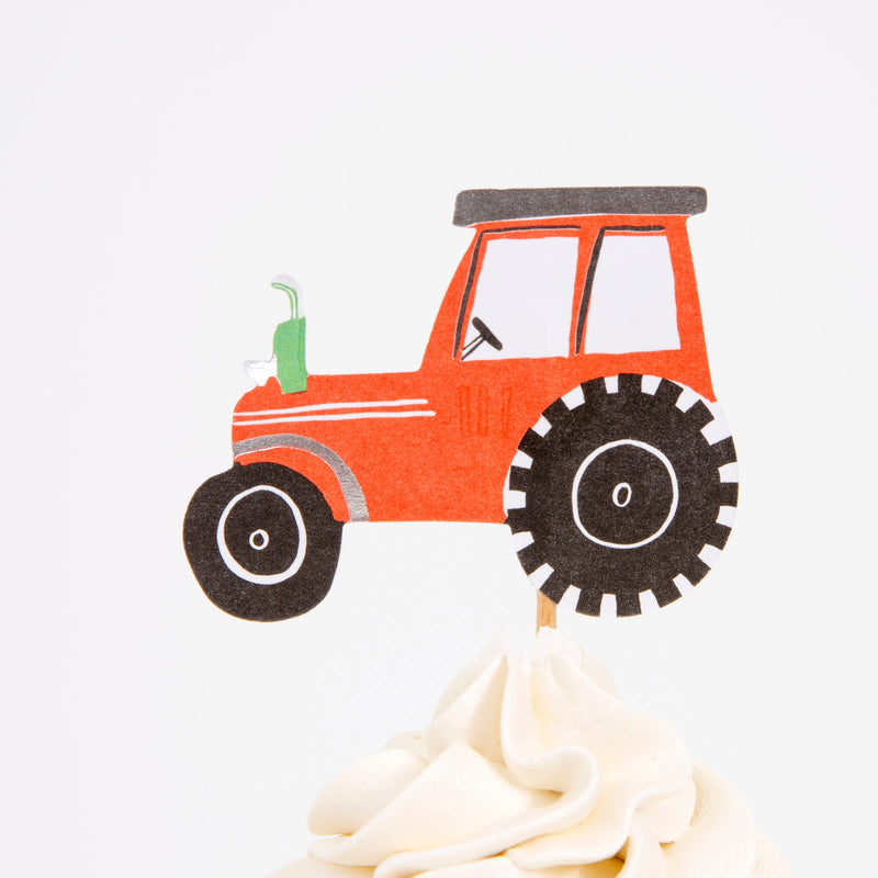 Detail view of On the Farm Cupcake Kit by Meri Meri