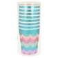 Mermaid Scalloped Fringe Cups