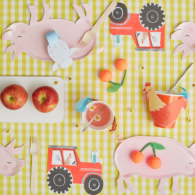 Alternate view of On the Farm Tractor Napkins, 16 napkins by Meri Meri