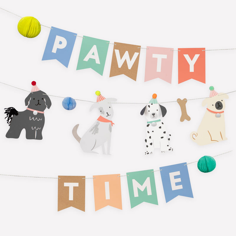 Puppy Party Garland Set, felt by Meri Meri