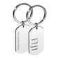 Fraternity Dog Tag Keychain