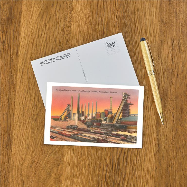 Alabama/Birmingham Postcards in Sloss Furnaces by Found Image Press