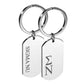 Fraternity Dog Tag Keychain