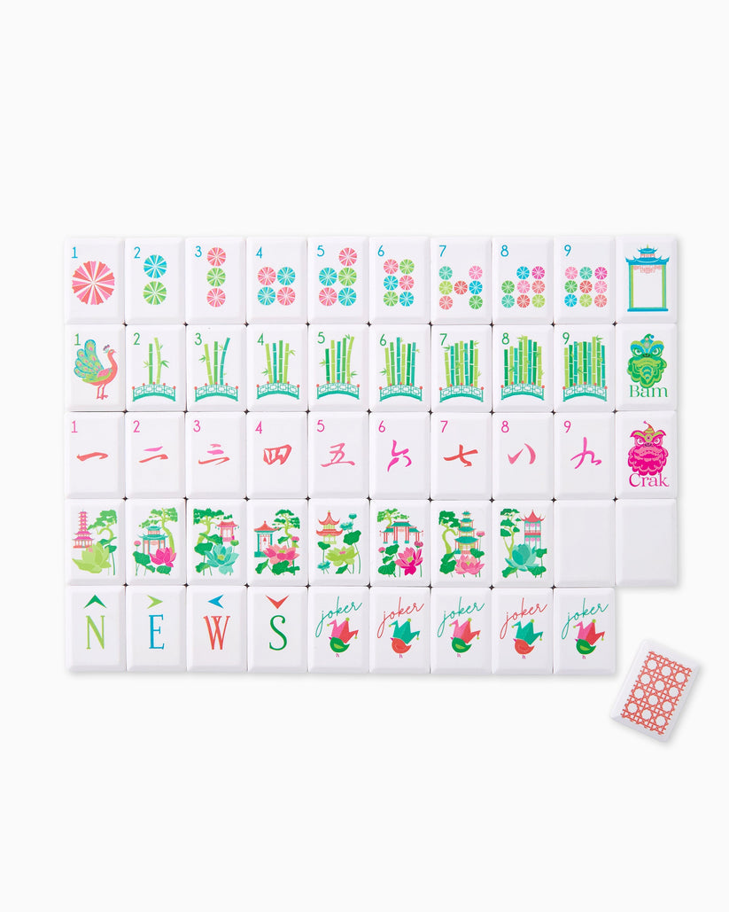Full set view of Oh My Mahjong - Water-Resistant Debutante Tiles, 160-piece