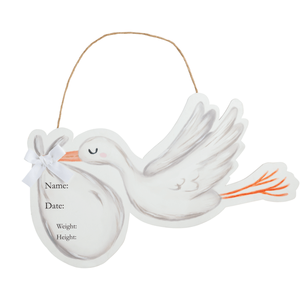 Personalized Stork Door Hanger