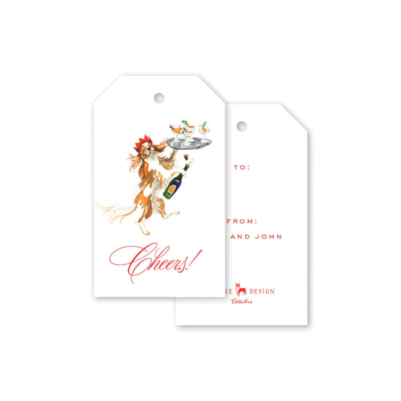 Champagne Cheers Gift Tags - Set of 10
